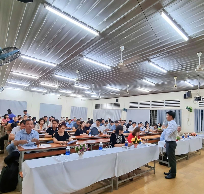 Toàn cảnh buổi lễ khai giảng