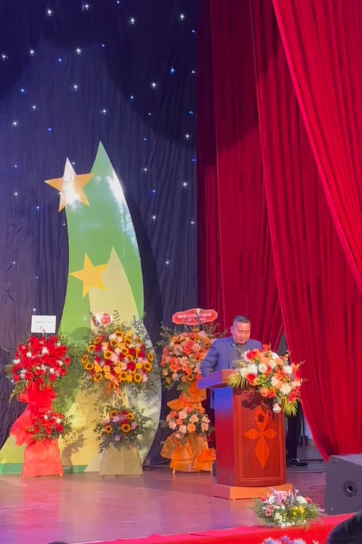 Phát biểu của đại diện tân sinh viên