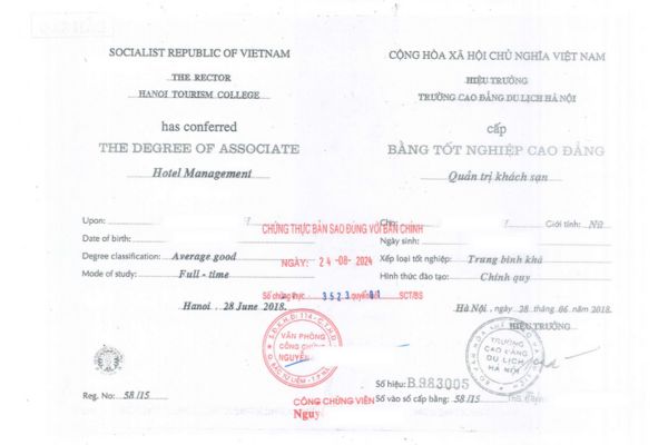 Văn bằng tốt nghiệp 