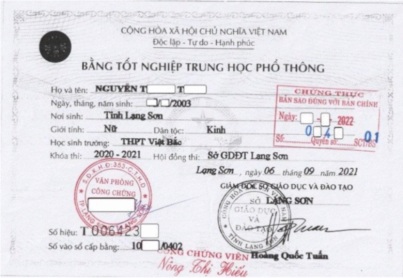Yêu cầu hồ sơ trường cao đẳng thương mại và du lịch Hà Nội 