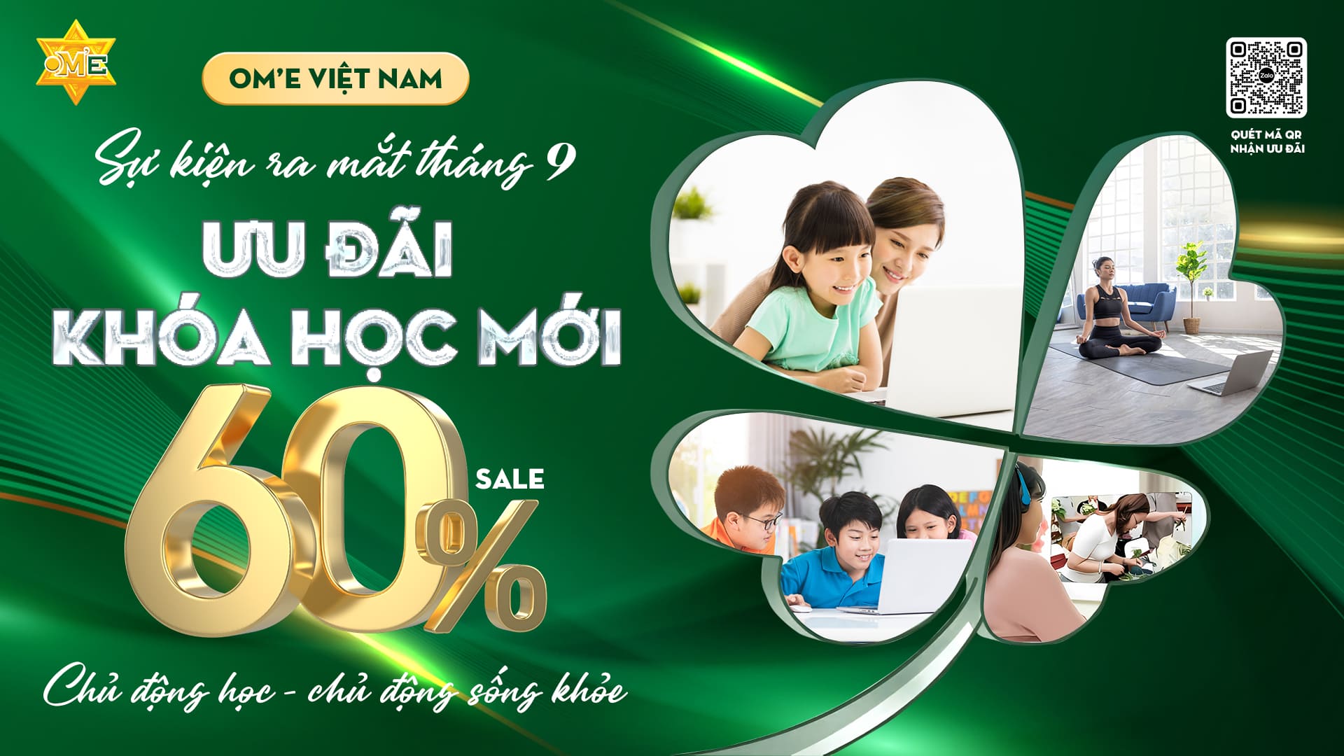 SỰ KIỆN RA MẮT THÁNG 9: CHỦ ĐỘNG HỌC, CHỦ ĐỘNG SỐNG KHOẺ