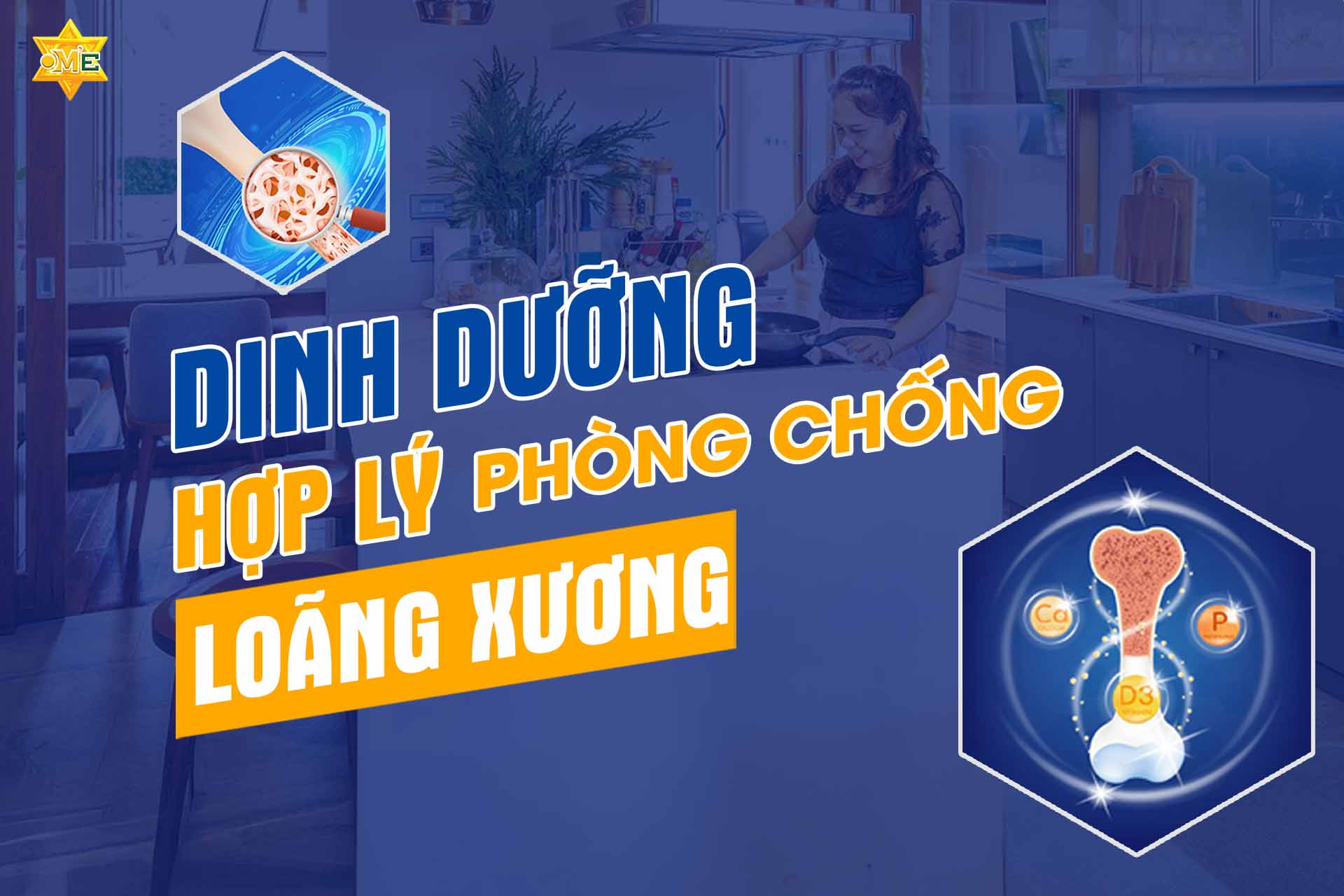 Dinh dưỡng hợp lý phòng chống loãng xương