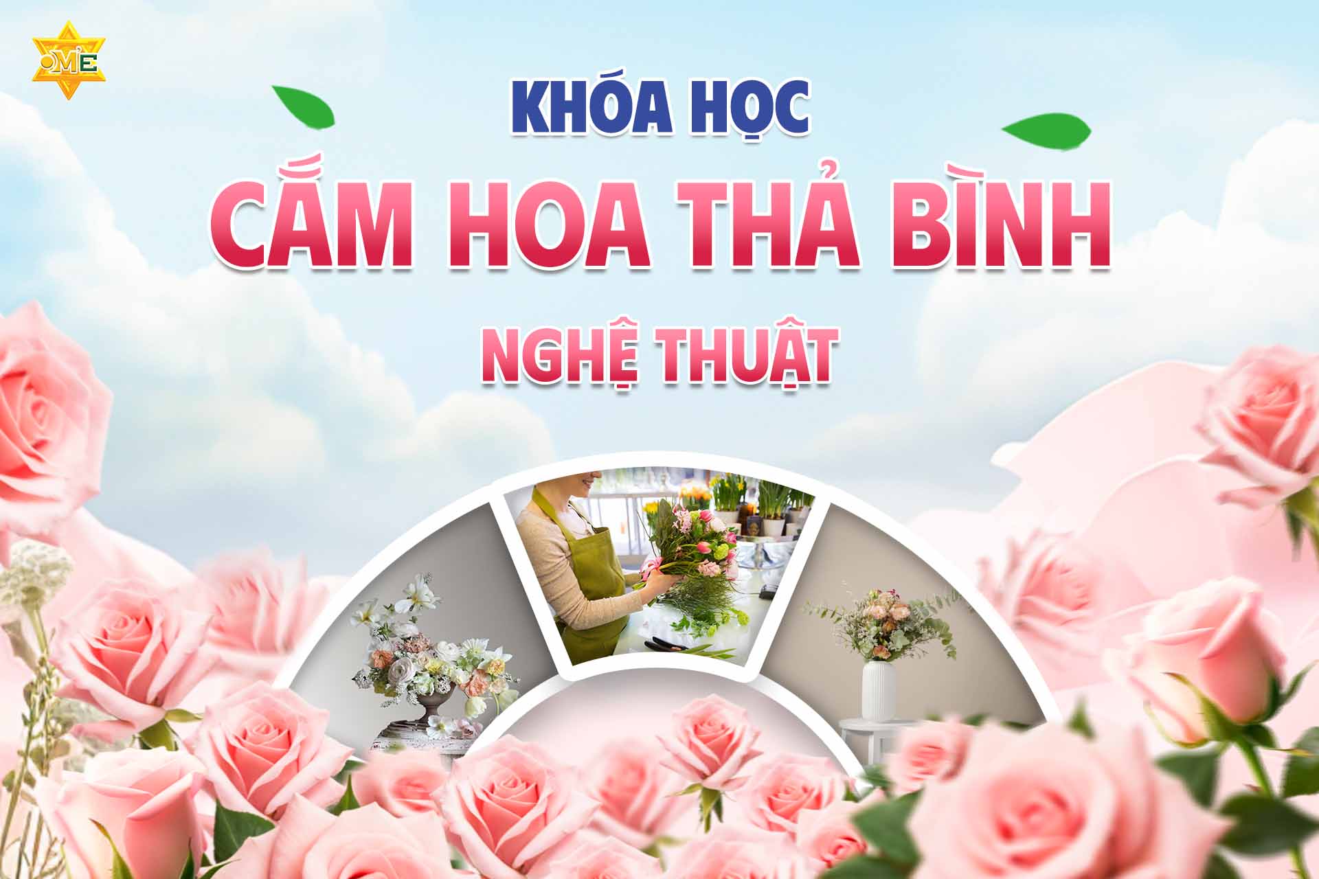 Khóa học cắm hoa thả bình nghệ thuật